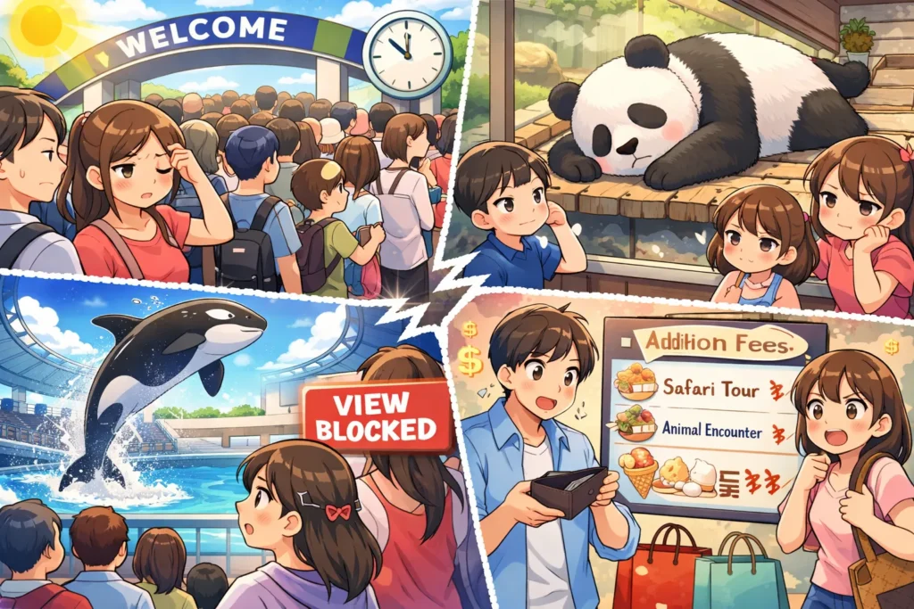 動物園の冒険と困難