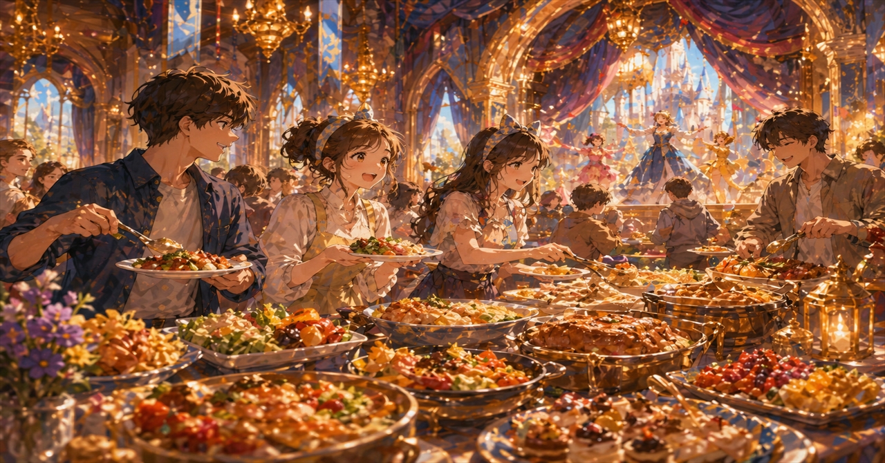 食べるだけじゃない、ショーとビュッフェの特別な時間