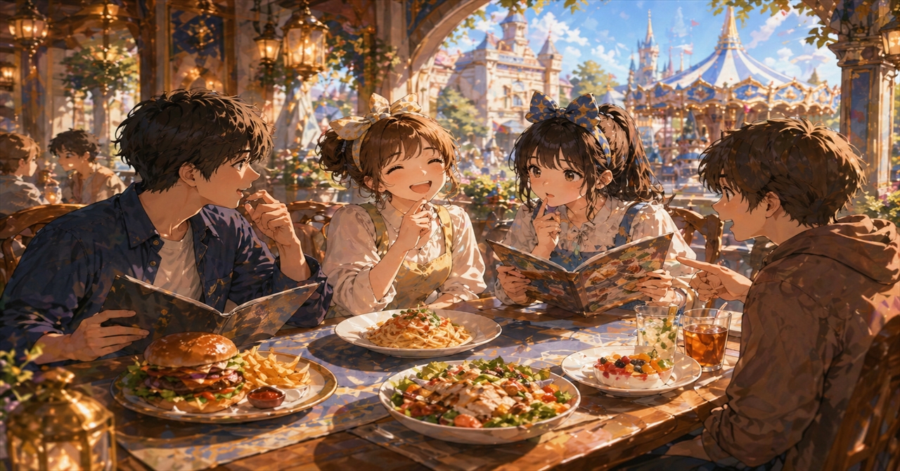 ランチも夜ご飯も、パーク時間を整える大切なひと皿