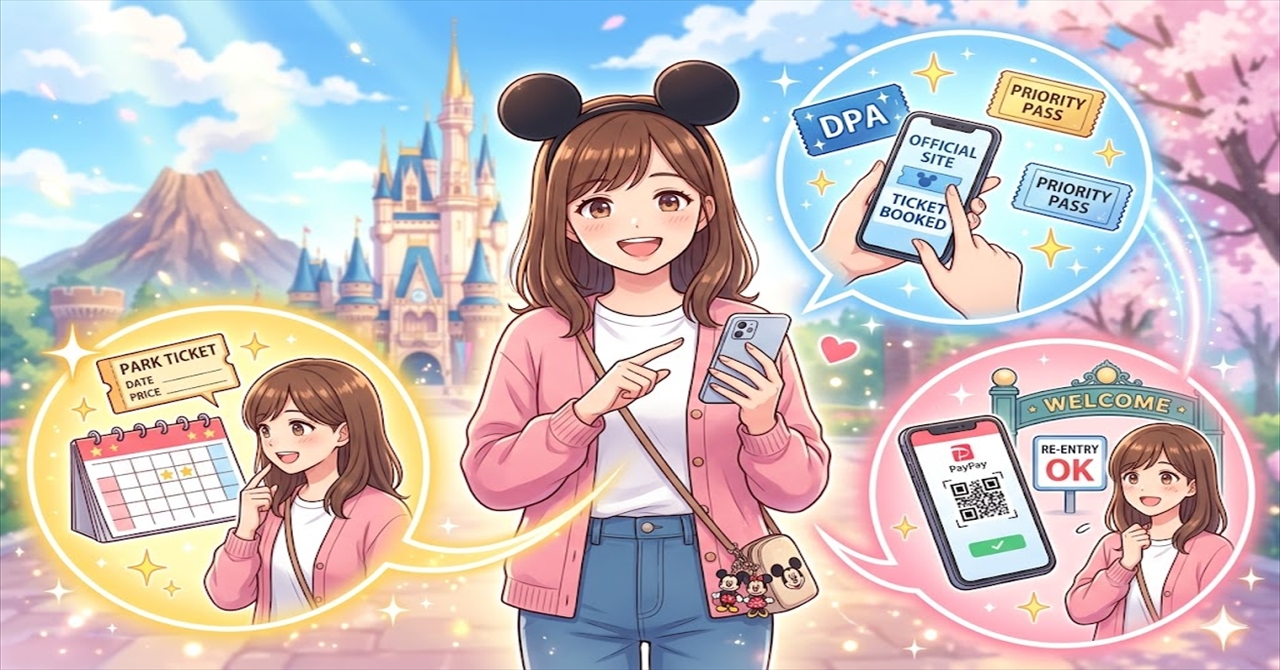3ステップで完了！ディズニーチケット購入完全ガイド