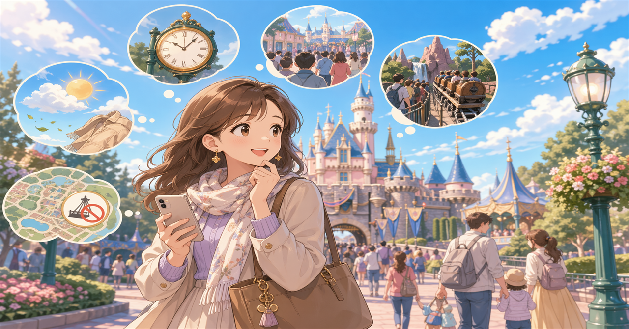 今日のディズニーランド営業時間・混雑・待ち時間チェックガイド