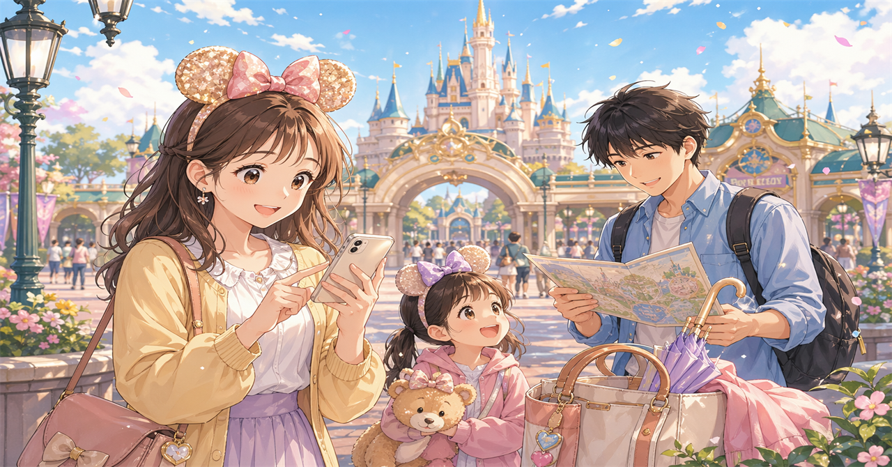 事前の3分確認で楽しむ今日のディズニーランド