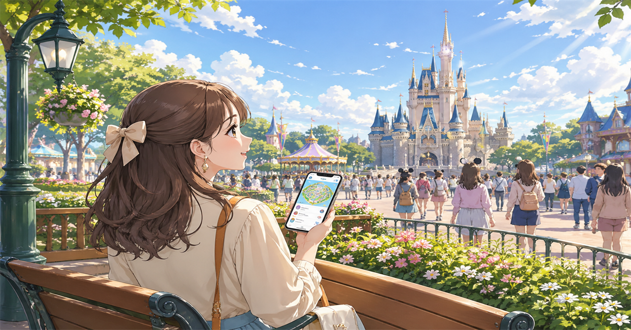 アプリを味方にするディズニーランドの回り方