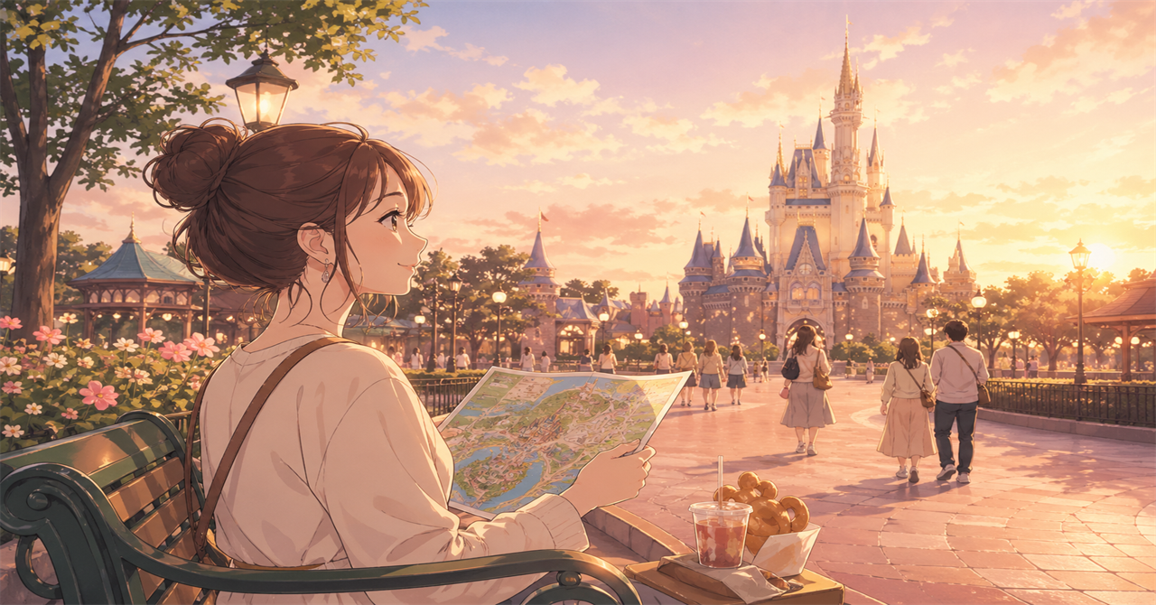 地図・目的・余白で整えるディズニーランドの一日