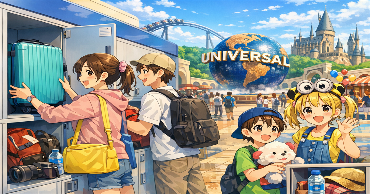 ユニバのロッカー活用術