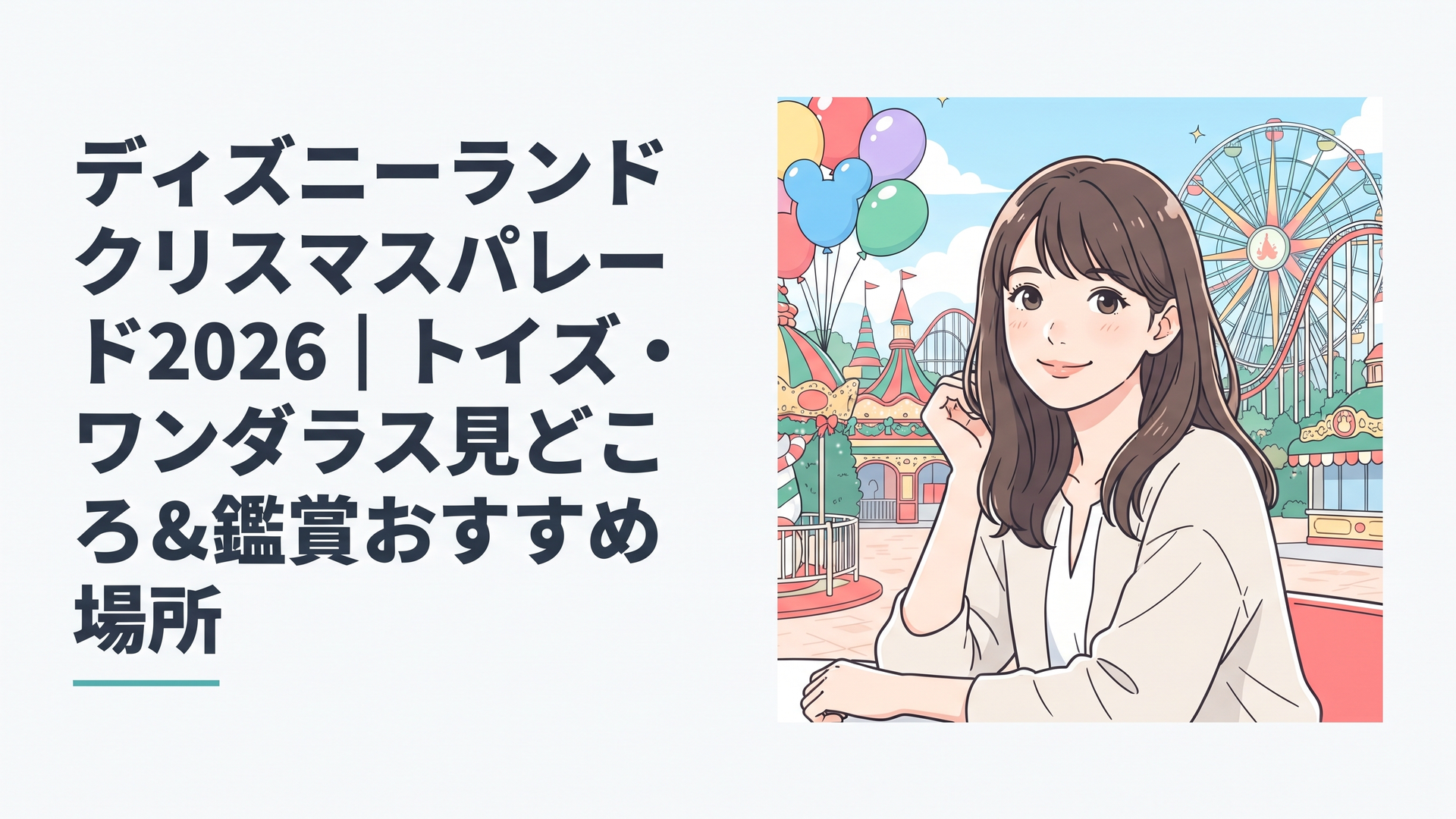 ディズニーランド クリスマスパレード2026｜トイズ・ワンダラス見どころ&鑑賞おすすめ場所